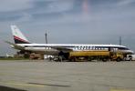 N-4901-C, Capitol Airlines, Douglas DC-8, fuel, gasoline truck fueling, Ford, 1960s, TAFV19P08_10.0362