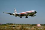 Trans World Airlines TWA, Boeing 707, milestone of flight
