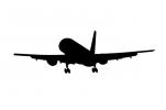 Boeing 757-200 silhouette, shape, logo, TAFV20P01_17M