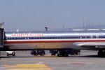 N555AN, American Airlines AAL, McDonnell Douglas MD-82, JT8D-217C, JT8D