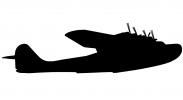 Martin M-130 China Clipper silhouette, logo, shape