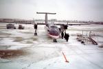 snow removal, US Airways Express, de Havilland Canada Dash-8
