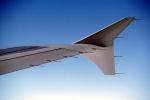 Wingtipp Fence, Airbus A320 series, Lone Wing in Flight, Sharklet, static discharge wicks, TAFV22P13_15