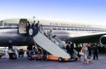 KLM Airlines, Admiral Richard Byrd, Deboarding, Disembarking Passengers, Stairs, Mobile Stairs, steps, Rampstairs, ramp, 1960s