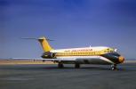 N8961, Black Nose, Air California ACL, Douglas DC-9-14, JT8D-7B s3, JT8D, milestone of flight