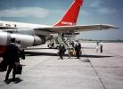 Boeing 707, Northwest Airlines NWA, Deboarding, Disembarking Passengers, Boarding, TAFV24P09_03