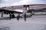 N65L, Reeve Aleutian Airways, Douglas DC-6B, Passenger, People, Alaska, 1950s