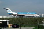 PH-KZI, KLM Airlines, Fokker F28-0070, Twin Engine Jet, F70, Amsterdam, TAFV26P13_17