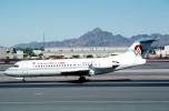N537YV, Mountain West Airlines, America West Express, Fokker F28-0070, F70