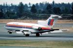 N7057U, United Airlines UAL, Boeing 727-22, Flaps Deployed, Landing, JT8D-7B s3, JT8D, 727-200 series, TAFV28P14_05
