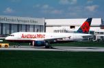 D-AVYH, Airbus A319-112, America West Airlines AWE, A319 series, CFM-56, CFM56