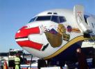 Santa Claus squashed by a 727 in flight