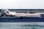 N7275U, United Airlines UAL, Boeing 727
