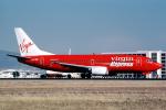 OO-VEE, Virgin Express, Boeing 737-3Y0, 737-300, CFM56-3B1, CFM56