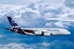 Airbus A380, company demonstrator colours, Air-to-Air