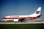 N934UA, Boeing 737-522, 737-500 series, CFM56-3C1, United Airlines UAL, Star Alliance, CFM56