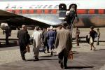 Boarding Passengers, La Paz, Douglas DC-6, Lan Chile, 1961, 1960s