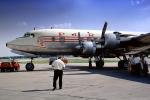 N93120, Purdue Airlines, Douglas DC-6B, Spring Hill Airport, Sterling Pennsylvania, R-2800, 1967, 1960s
