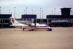 N254AT, Simmons Airlines, American Eagle EGF, ATR 42-300, ATR-42 series, terminal, buildings, tarmac