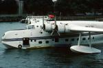 Short S-25 Sunderland 5(AN), G-BJHS, Thames River, London, 1982, 1980s