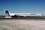 N937AS, Alaska Airlines ASA, McDonnell Douglas MD-83, JT8D, June 1986, JT8D-219