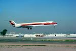 N476AC, Landing Aircal Jet, McDonnell Douglas MD-81, JT8D-217, JT8D, TAFV42P10_01