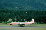 N6106A, Lockheed L-188A Electra, California, Annie, Lake Tahoe Airport TVL, August 10 1975, 1970s