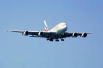 Emirates Airbus A380, landing, TAFV44P01_18