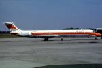 N927PS, McDonnell Douglas MD-81, JT8D-217, JT8D, March 1987, 1980s, Smileliner, TAFV44P09_16