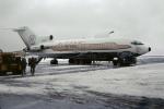 N797AS, Boeing 727-90C, Alaska Airlines, snow, ice, cold