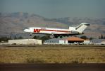 N2826W, Boeing 727-247, Western Airlines WAL, Landing