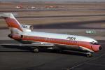 N536PS, Boeing 727-214, PSA, JT8D, 727-200 series, Smileliner, December 1975