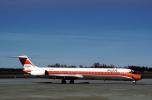 N931PS, PSA, McDonnell Douglas MD-81, SFO, Landing, Flight, Flying, Airborne, JT8D-217C, JT8D, Smileliner