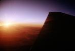 Wing in Flight, airborne, sunset, TAFV47P04_05