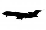 Boeing 727-2M7 silhouette, TAFV47P11_19M