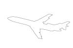 Boeing 727-227 line-drawing, outline, shape, TAFV47P12_15O