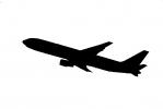 Boeing 767-383 silhouette, TAFV47P15_12M