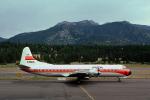 N6106A, Smileliner, Lockheed L-188A Electra, California, Annie, Lake Tahoe Airport TVL