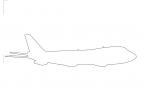 747-200 Line Drawing, outline, TAFV49P08_04O