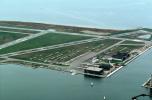 Hangar, Runway, buildings, seaplane ramp, control tower, TAGV01P07_09