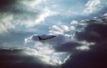 North American Sabreliner, clouds, TAGV01P10_01