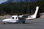 Aero Commander 500-U, N75CG, Lake Tahoe Airport TVL