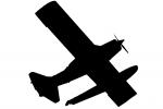 Seaplane Silhouette, logo, shape, TAGV02P01_15M