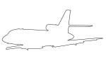 Dassault falcon 900 outline, line drawing, shape, TAGV04P07_06O