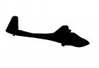 Glider Silhouette, shape, TAGV05P09_12M