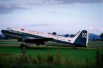 G-ALYF, Glasgow Airport, Safety Services Training Unit, Douglas DC-3 Twin Engine Prop, TAGV05P12_07.0363