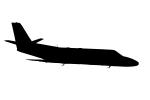 N360QS, Cessna 560 silhouette, logo, shape, TAGV06P12_14BM