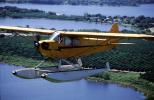N3470K, Piper J3C-65, Lakes, Flight, Flying, Airborne, TAGV07P02_11