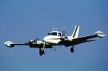 Cessna 310B, landing, airborne, Sky King