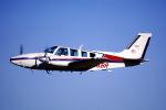 Beech Baron airborne, flying, flight, TAGV07P15_17